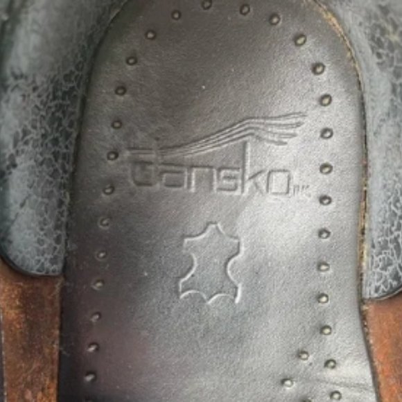 Dansko Leather Clog Professional Brown Leather Size 42 (US Women's 11) EUC - Picture 6 of 8